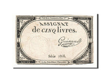 France, 5 Livres, 1793, Guinand, KM:A76, 1793-10-31, VF(20-25), Lafaurie:171