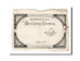 Banconote, Francia, 5 Livres, 1793, Lhuillier, 1793-10-31, MB, KM:A76