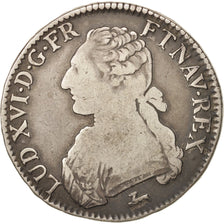 France, Louis XVI, Écu aux branches d'olivier, 1785, Orléans, F(12-15),KM564.14