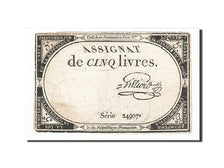 France, 5 Livres, 1793, 1793-10-31, Gilliers, KM:A76, TB, Lafaurie:171