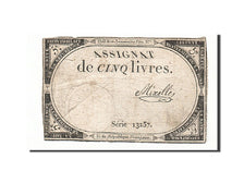 France, 5 Livres, 1793, Mixelle, KM:A76, 1793-10-31, F(12-15), Lafaurie:171