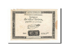 France, 10 Livres, 1792, Taisaud, KM:A66b, 1792-10-24, VF(30-35), Lafaurie:161b