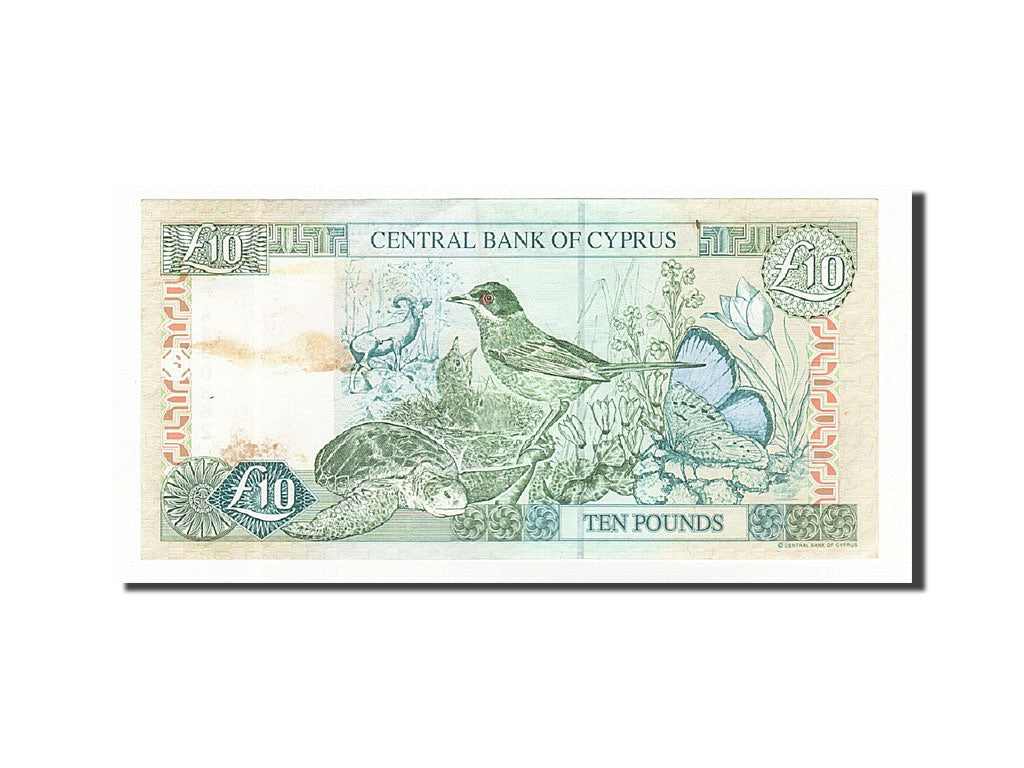 Cyprus, 10 Pounds, 1997, 1997-02-01, KM:59, EF(40-45)