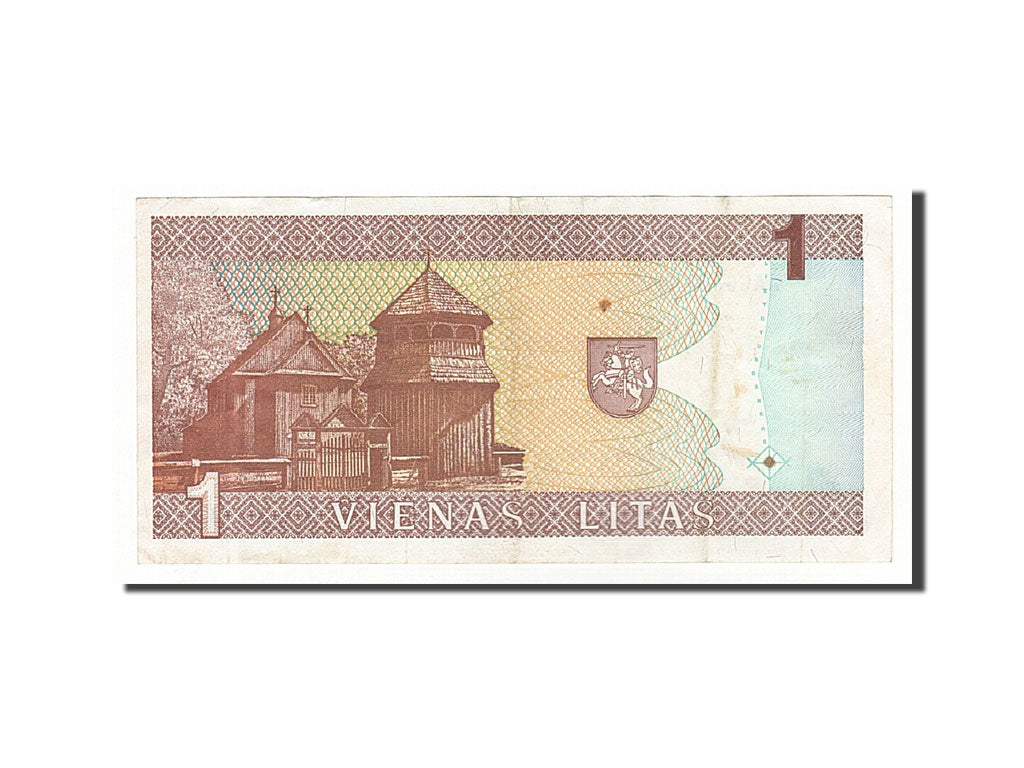 Lituania, 1 Litas, 1994, KM:53a, 1994, BB