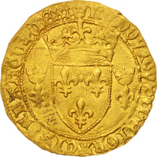 France, Louis XI, Ecu d'or, 2nd Emission, AU(50-53), Gold, Duplessy:539A