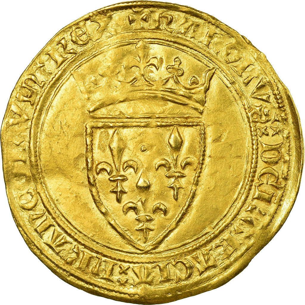 Munten, Frankrijk, Ecu d'or, Angers, ZF+, Goud, Duplessy:369D