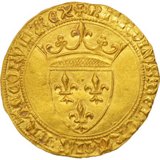 Frankreich, Charles VI, Ecu d'or 2nd emission, AU(55-58), Gold, Duplessy:369A