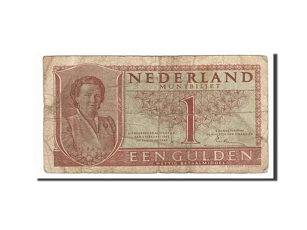 Banknote, Netherlands, 1 Gulden, 1949, 1949-08-08, KM:72, VF(20-25)