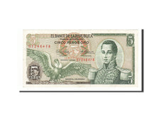 Colombia, 5 Pesos Oro, 1965, 1965-11-11, KM:406b, AU(50-53)