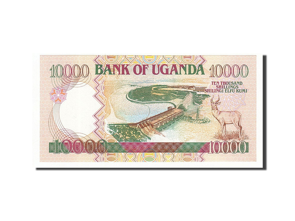 Uganda, 10,000 Shillings, 1995, 1995, KM:38a, UNC(65-70)