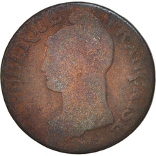 Francia, Dupré, 5 Centimes, 1796, Paris, B, Bronzo, KM:640.1, Gadoury:126