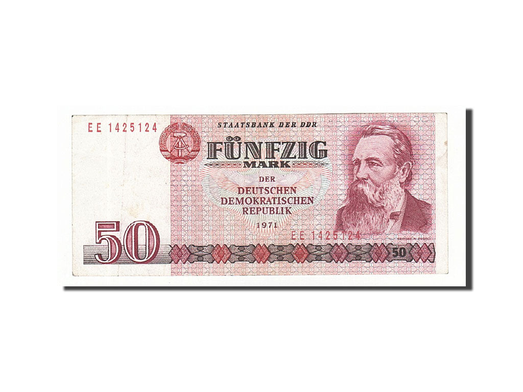 Germany - Democratic Republic, 50 Mark, 1971, KM:30b, EF(40-45)