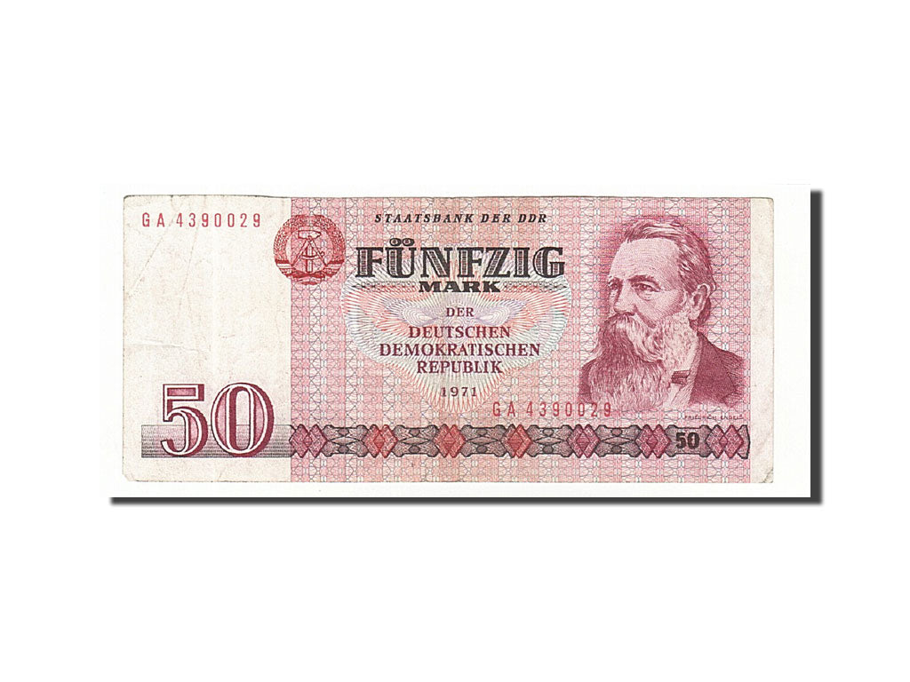 Germany - Democratic Republic, 50 Mark, 1971, KM:30b, EF(40-45)