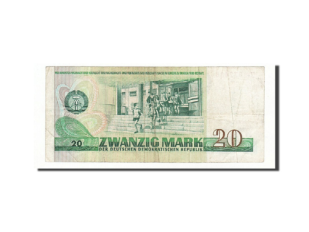 Germany - Democratic Republic, 20 Mark, 1975, KM:29a, VF(30-35)