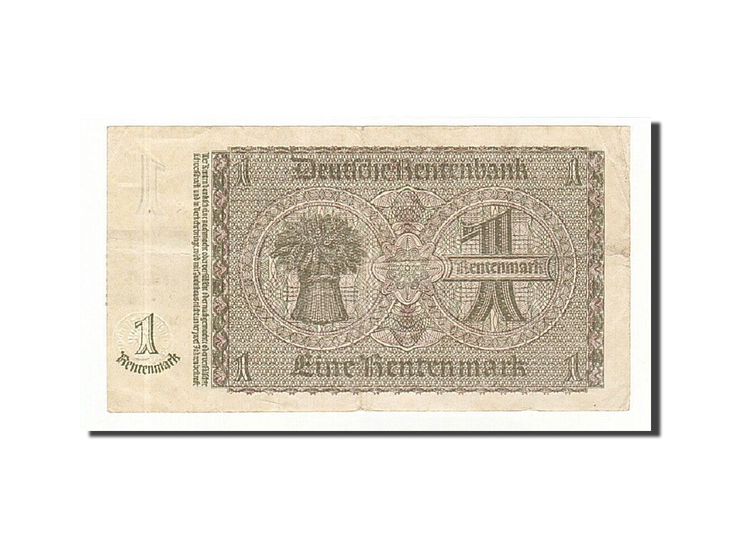 Banknote, Germany, 1 Rentenmark, 1937, 1937-01-30, KM:173b, EF(40-45)