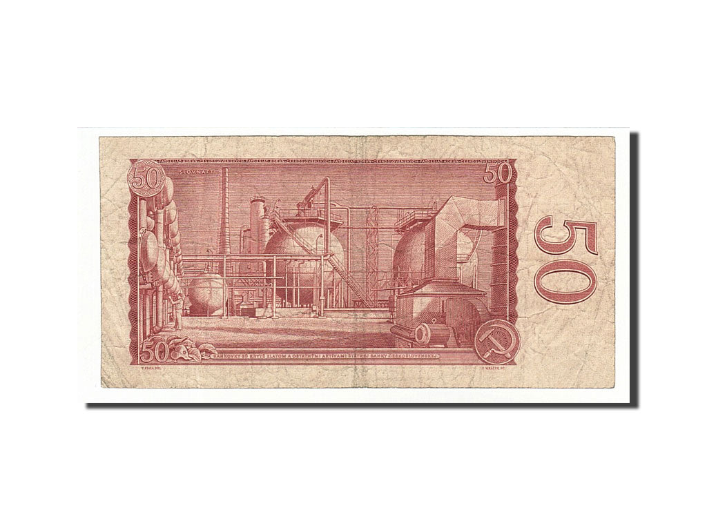 Banknote, Czechoslovakia, 50 Korun, 1964, 1964, KM:90b, VF(20-25)