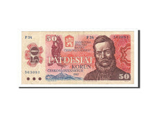 Banknote, Czechoslovakia, 50 Korun, 1987, 1987, KM:96a, VF(20-25)