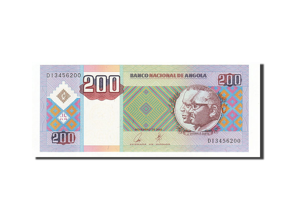 Banknote, Angola, 200 Kwanzas, 2003, 11.2003, KM:148b, UNC(65-70)