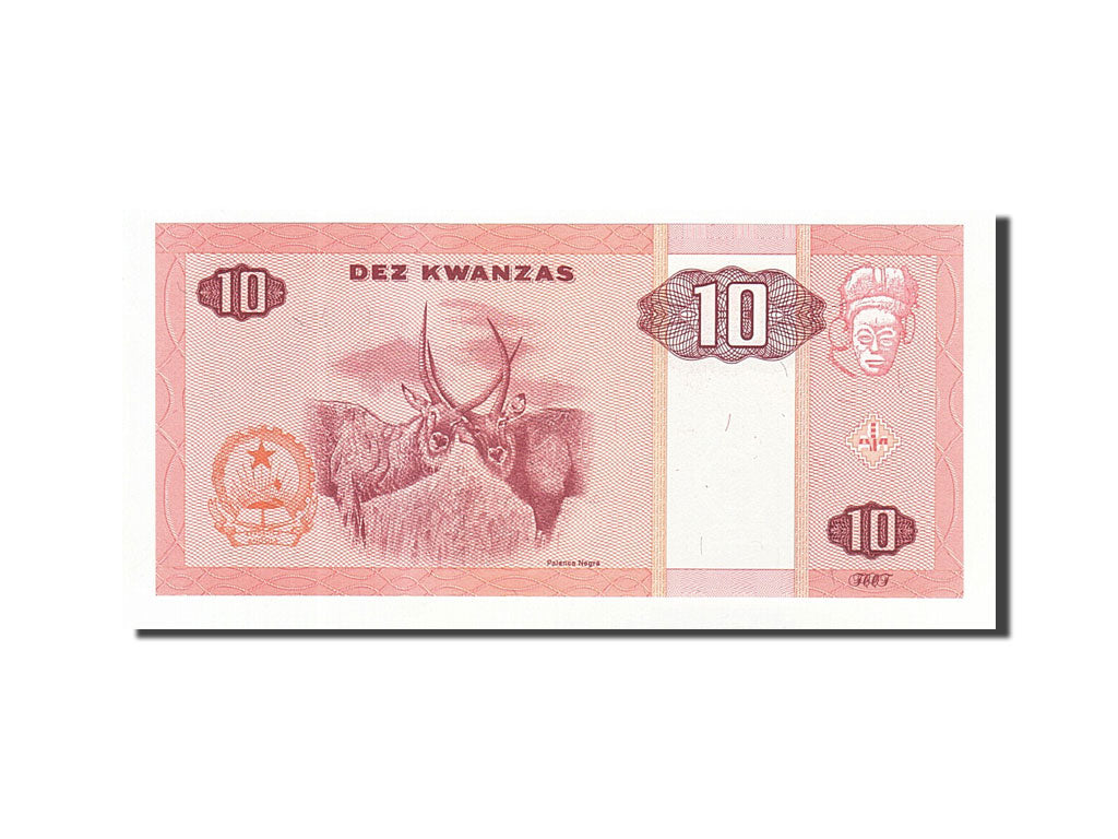 Billete, 10 Kwanzas, 1999, Angola, KM:145a, 10.1999, UNC