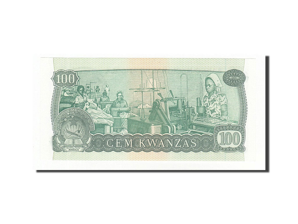 Banknote, Angola, 100 Kwanzas, 1976, 1976-11-11, KM:111a, UNC(65-70)
