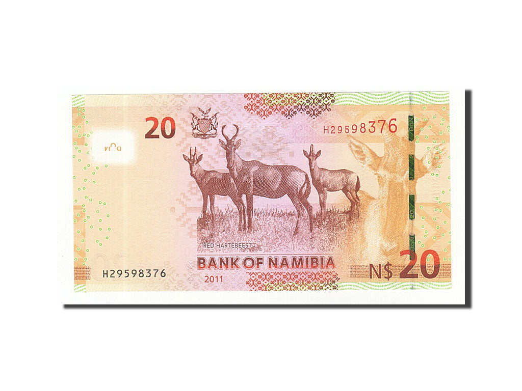 Namibia, 20 Namibia Dollars, 2011, KM:12a, 2011, UNC(65-70)