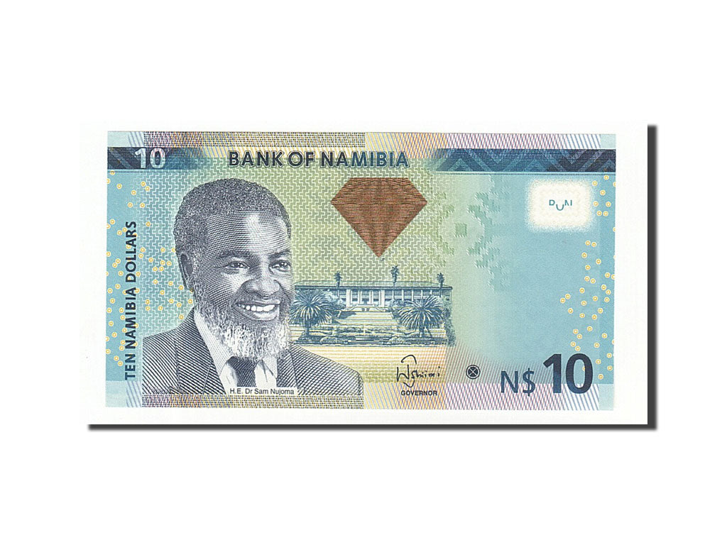 Banknote, Namibia, 10 Namibia dollars, 2012, 2012, KM:11a, UNC(65-70)