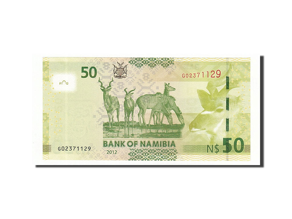 Billet, Namibia, 50 Namibia dollars, 2012, 2012, KM:13, NEUF