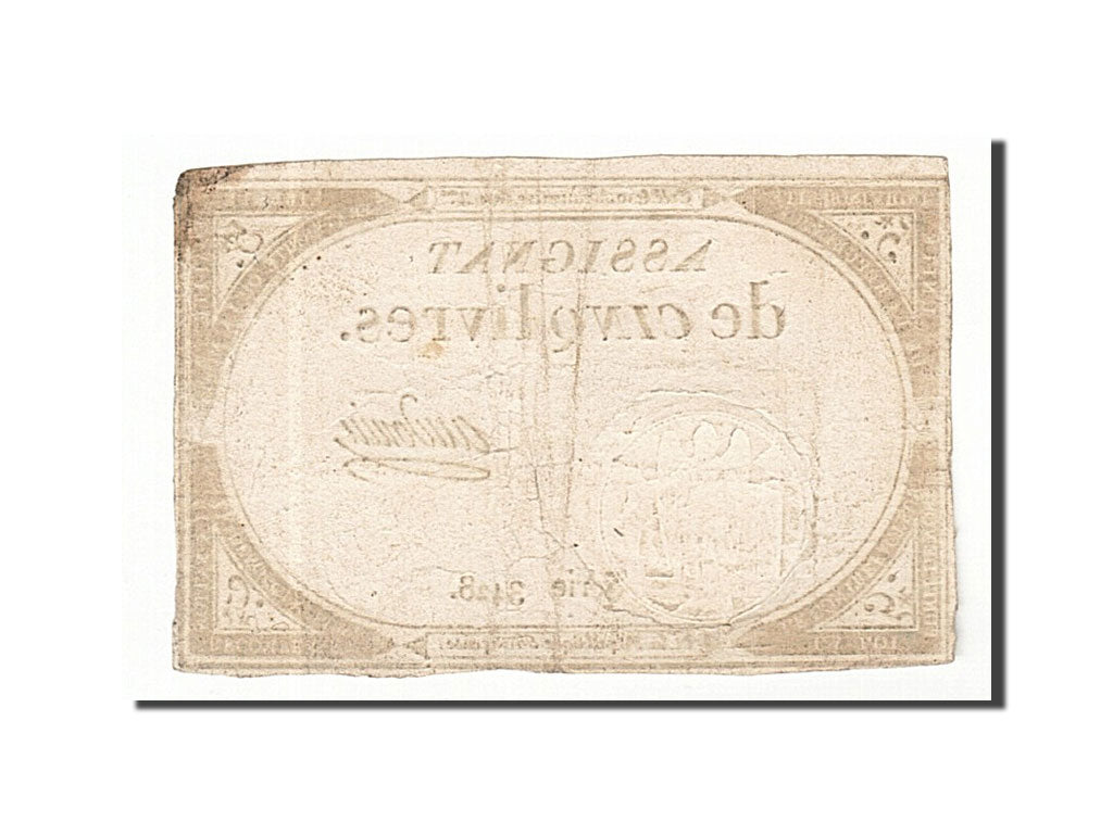France, 5 Livres, 1793, Audouin, KM:A76, 1793-10-31, VF(30-35), Lafaurie:171
