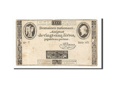 France, 25 Livres, 1792, KM:A67, 1792-10-24, VF(20-25), Lafaurie:162