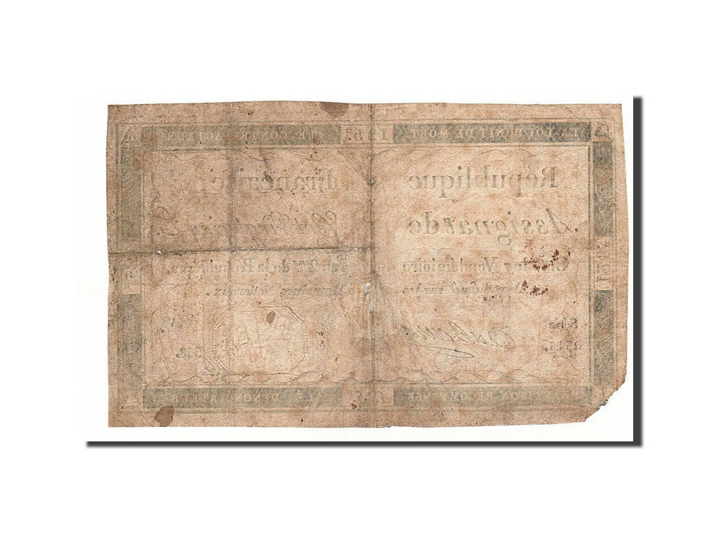 France, 125 Livres, 1793, Au Bourg, KM:A74, 1793-09-28, F(12-15), Lafaurie:169