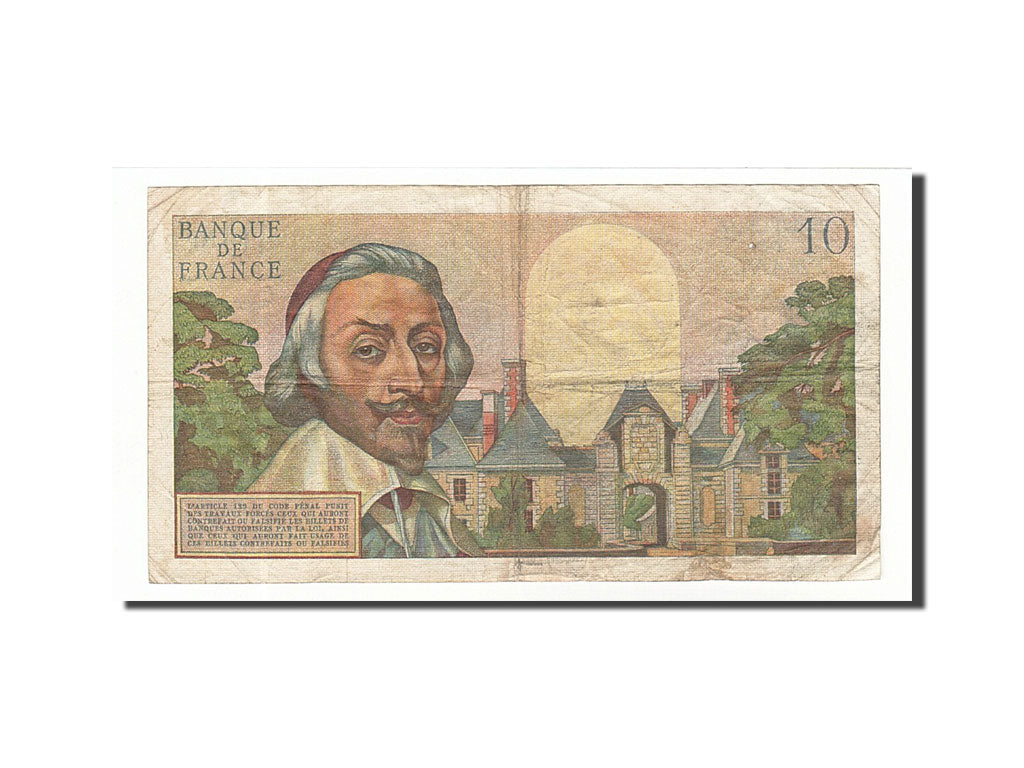 France, 10 Nouveaux Francs, 1961, KM:142a, 1961-12-07, VF(20-25), Fayette:57.16