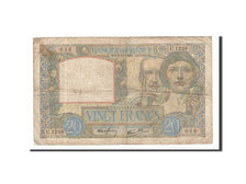 Billet, France, 20 Francs, 1940, 1940-10-03, B, Fayette:12.8, KM:92a