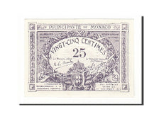 Banknote, Monaco, 25 Centimes, 1920, 1920-03-20, KM:2c, UNC(65-70)