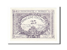 Banconote, Monaco, 25 Centimes, 1920, KM:2c, 1920-03-20, FDS