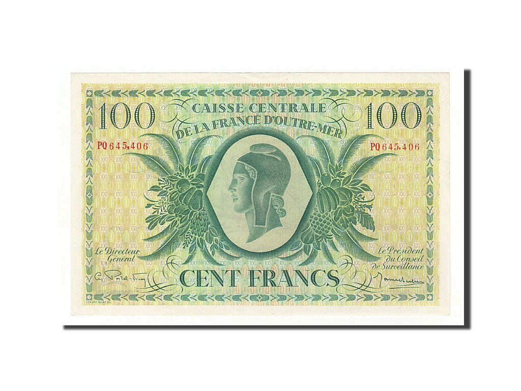 Afrique-Équatoriale française, 100 Francs, 1944, 1944-02-02, KM:18, SUP
