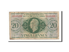 French Equatorial Africa, 20 Francs, 1941, KM:12a, 1941-12-02, VG(8-10)
