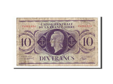 Banconote, Africa equatoriale francese, 10 Francs, 1941, KM:11a, 1941-12-02, MB