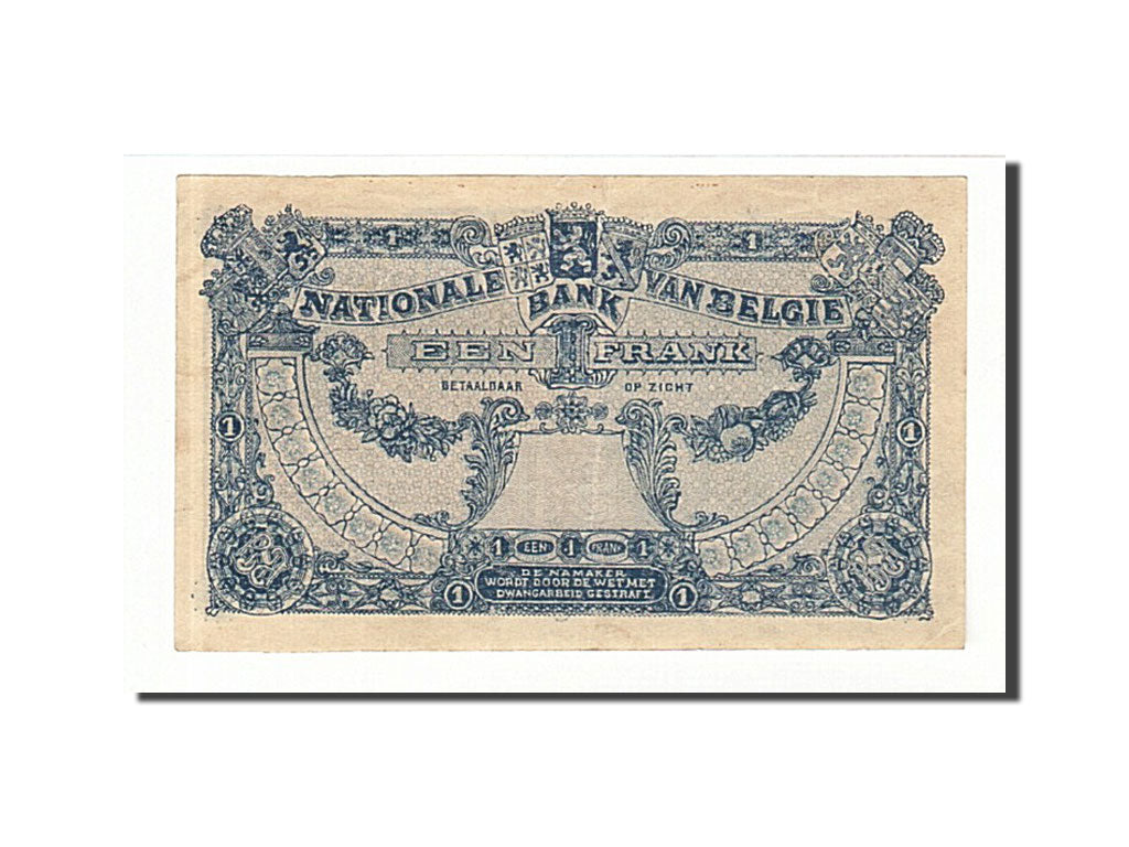 Belgium, 1 Franc, 1920, KM:92, 1920-11-20, AU(50-53)