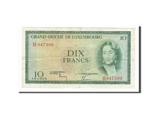 Luxembourg, 10 Francs, Undated (1954), KM:48a, EF(40-45)