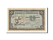 Guadeloupe, 25 Francs, Undated (1942), KM:22b, EF(40-45)