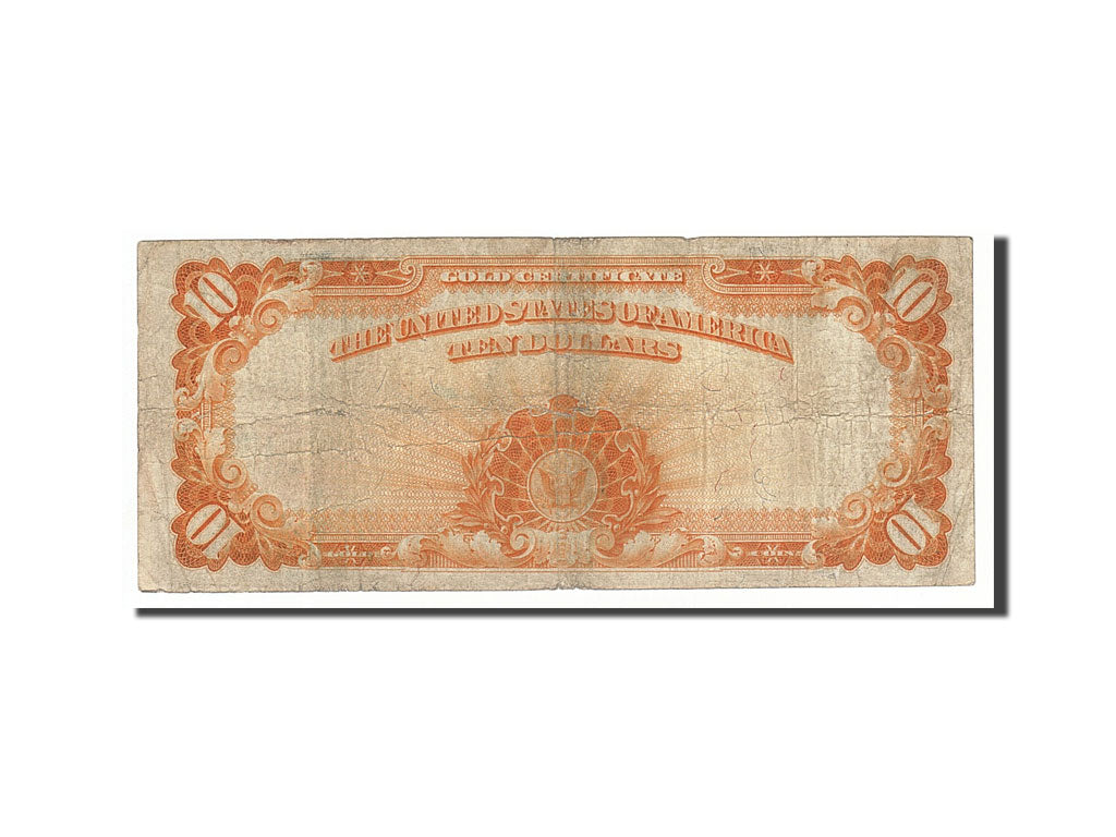 Banknote, United States, Ten Dollars, 1907, 1907-03-04, KM:441, VF(20-25)