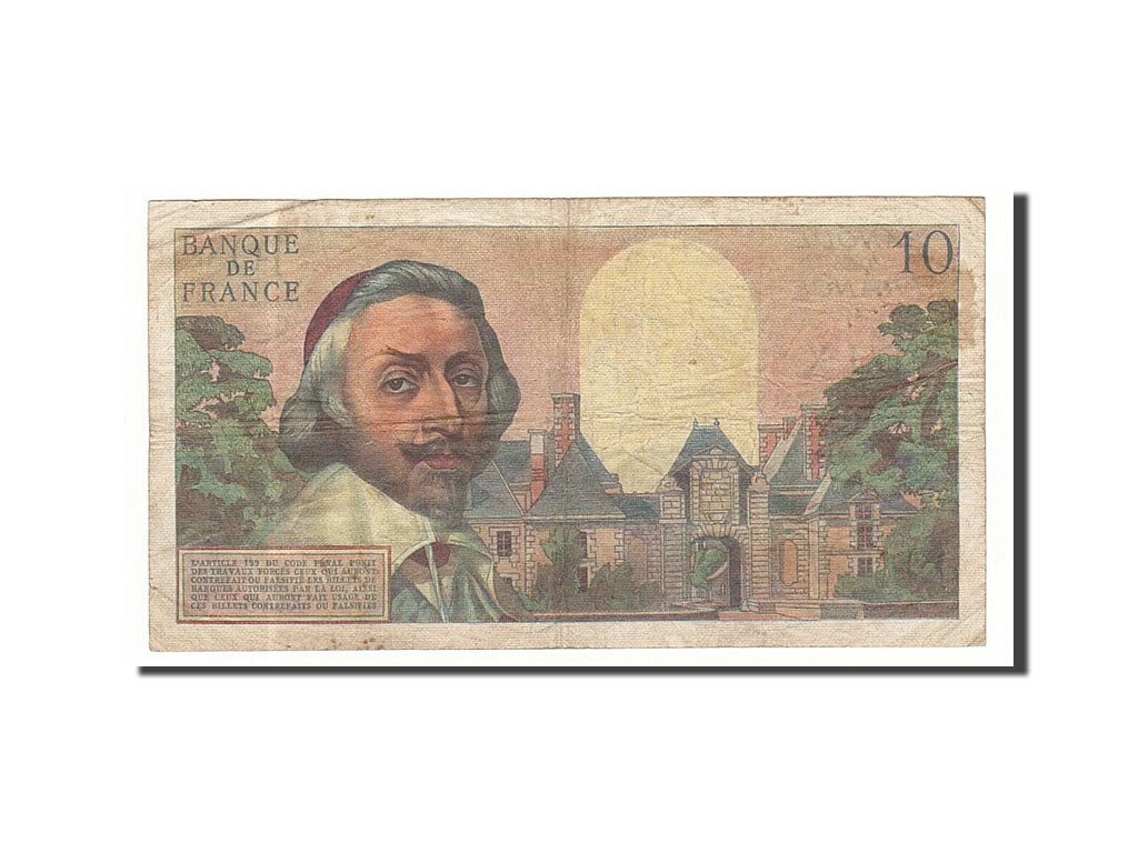 France, 10 Nouveaux Francs, 1960, KM:142a, 1960-06-02, VF(20-25), Fayette:57.8