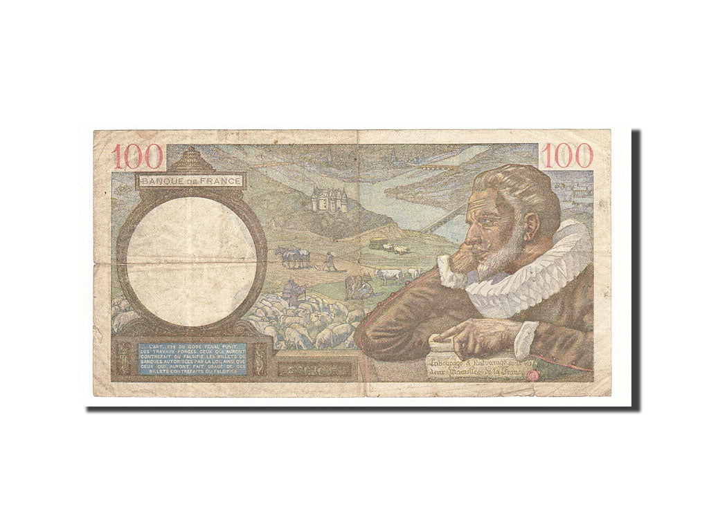 Banknote, France, 100 Francs, 1940, 1940-06-06, F(12-15), Fayette:26.31, KM:94