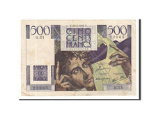 France, 500 Francs, 1945, 1945-07-19, KM:129a, TB+, Fayette:34.1
