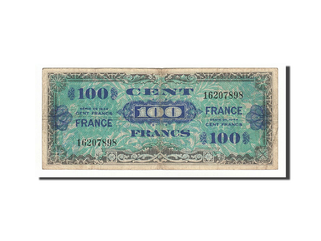 France, 100 Francs, 1945, KM:123a, VF(20-25), Fayette:VF25.1