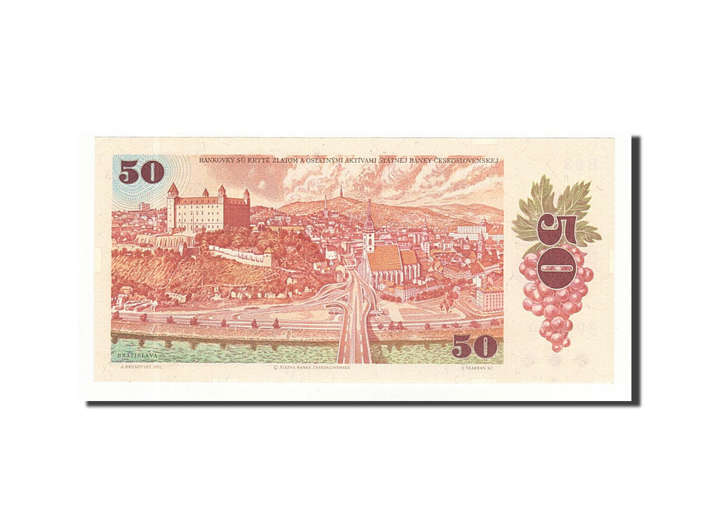 Banknote, Slovakia, 50 Korun, 1993, Old date (1987), KM:16, UNC(65-70)