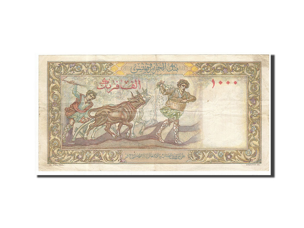 Banknote, Algeria, 1000 Francs, 1958, 1958-02-05, KM:107b, EF(40-45)