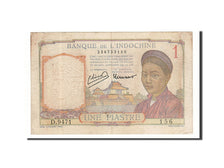 FRENCH INDO-CHINA, 1 Piastre, 1946, Undated (1946), KM:54c, VF(30-35)