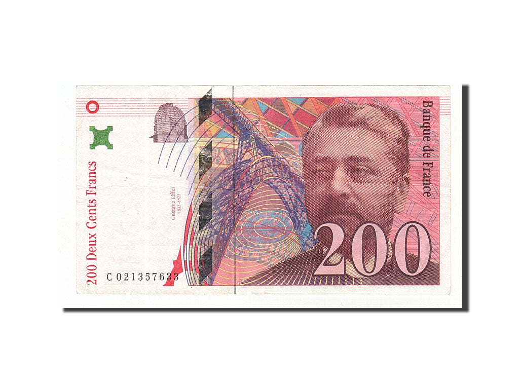 Francia, 200 Francs, 1996, KM:159a, 1996, MB+, Fayette:75.2