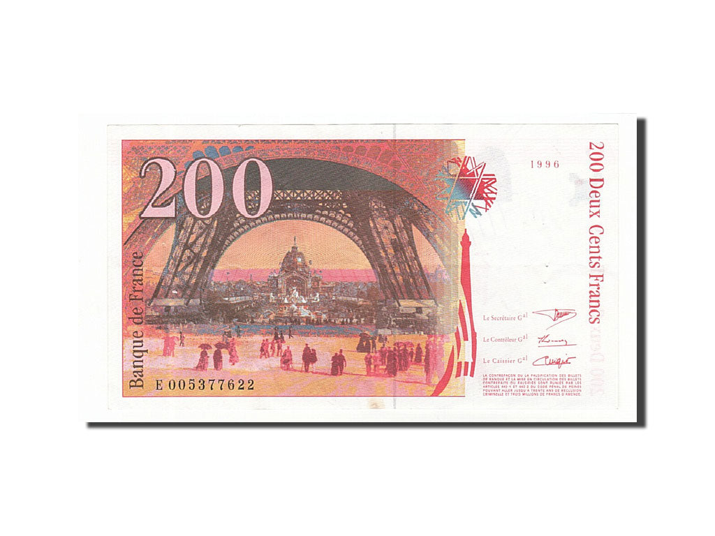 France, 200 Francs, 1996, 1996, KM:159a, TTB, Fayette:75.2